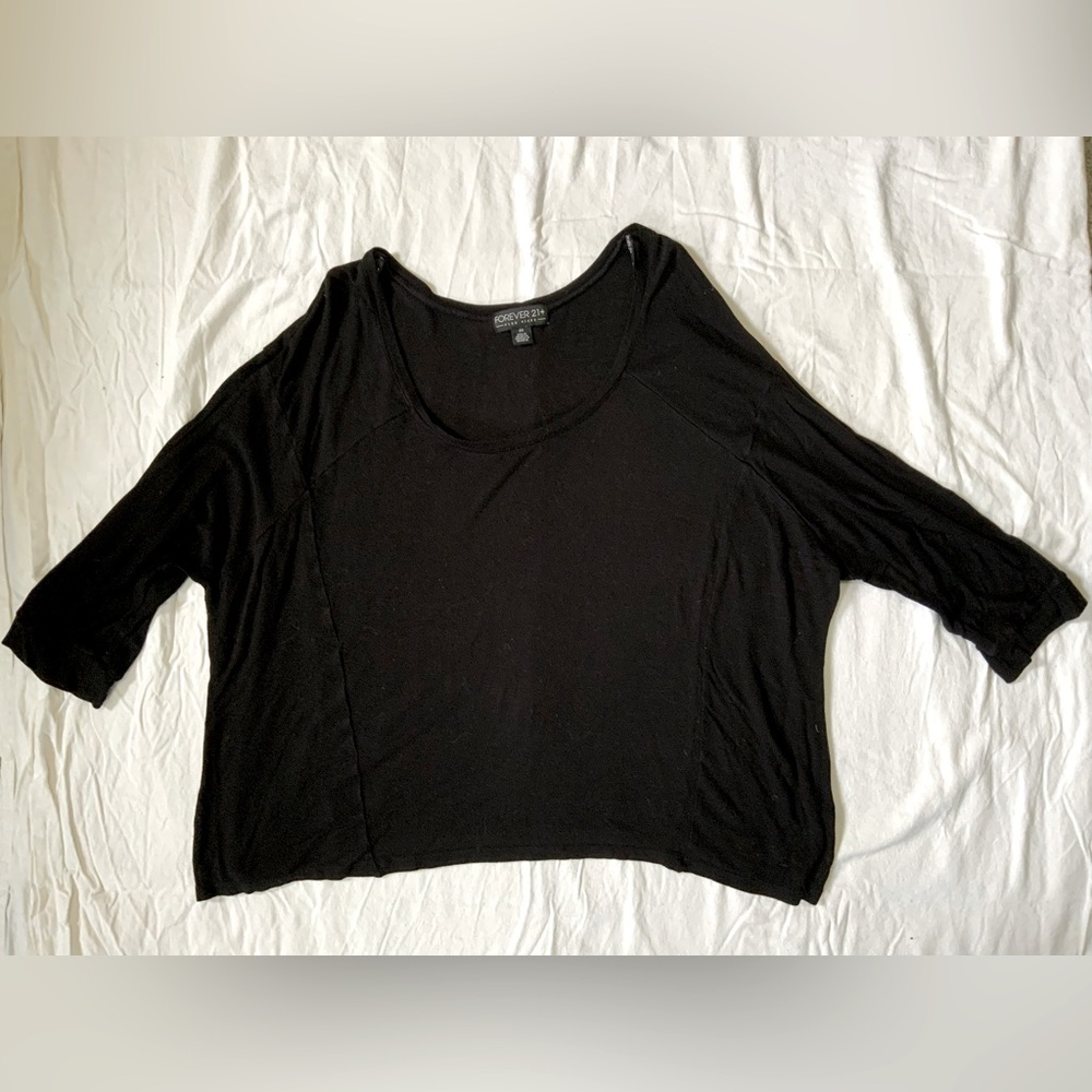 Forever 21 Plus Sizes Cropped Top